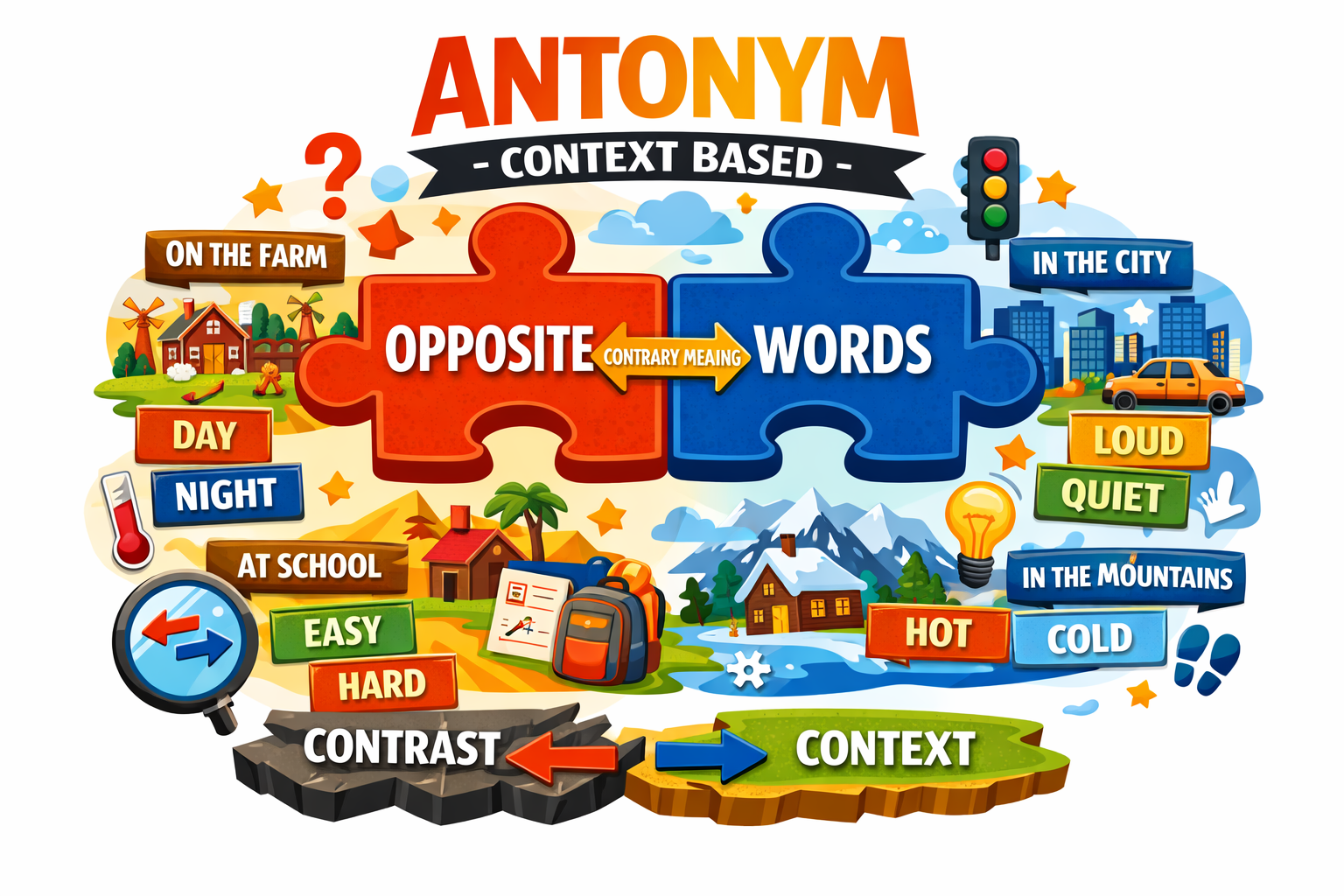 Context-based antonyms concept