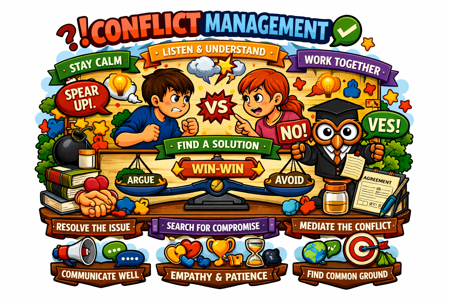 Conflict management concept
